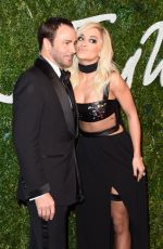 RITA ORA at British Fashion Awards 2014 in London