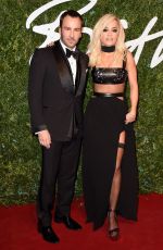 RITA ORA at British Fashion Awards 2014 in London
