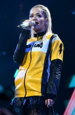 RITA ORA at Hot 99.5 Jingle Ball 2014 in Washington