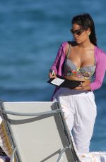 ROCSI DIAZ in Bikini at a Beach in Miami 2812