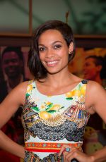 ROSARIO DAWSON on the Set of Despierta America in Miami