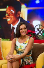 ROSARIO DAWSON on the Set of Despierta America in Miami