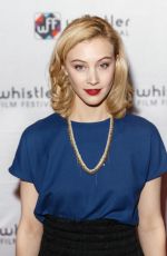 SARAH GADON at Whistler Film Festival in Canada