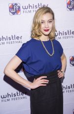SARAH GADON at Whistler Film Festival in Canada