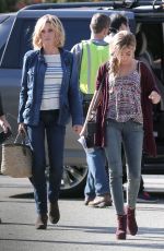 SARAH HYLAND on the Set of Modern Family in Los Angeles 0412