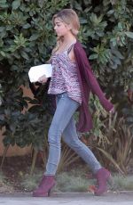 SARAH HYLAND on the Set of Modern Family in Los Angeles 0412