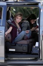 SARAH HYLAND on the Set of Modern Family in Los Angeles 0412