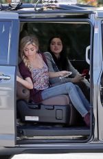 SARAH HYLAND on the Set of Modern Family in Los Angeles 0412