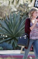 SARAH HYLAND on the Set of Modern Family in Los Angeles 1012
