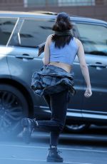 SELENA GOMEZ Arrives at a Recording Studio in Beverly Hills
