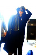 SELENA GOMEZ Arrives at JFK Airport in New York