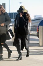 SELENA GOMEZ Arrives at JFK Airport in New York