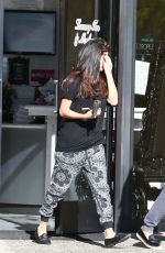 SELENA GOMEZ Leaves Luxury Tan & Makeovers in Calabasas