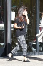 SELENA GOMEZ Leaves Luxury Tan & Makeovers in Calabasas