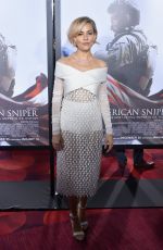 SIENNA MILLER at Amerian Sniper Premiere in New York