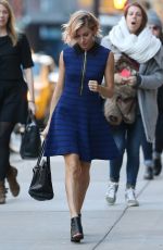 SIENNA MILLER Heading to Her Hotel in New York