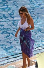 SOFIA VERGARA at a Pool in Hawaii