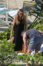 SOFIA VERGARA in Black Bikini at a Pool in Hawaii