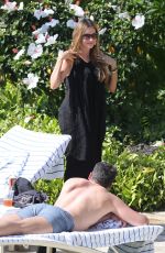 SOFIA VERGARA in Black Bikini at a Pool in Hawaii