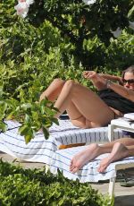 SOFIA VERGARA in Black Bikini at a Pool in Hawaii