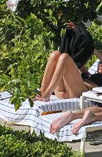 SOFIA VERGARA in Black Bikini at a Pool in Hawaii