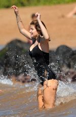 STEPHANIE SEYMOUR in Bikini on the Beach in Maui 2512