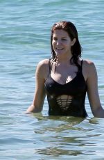 STEPHANIE SEYMOUR in Bikini on the Beach in Maui 2512
