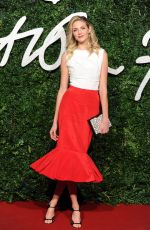 TAMISN EGERTON at British Fashion Awards 2014 in London 