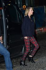 TAYLOR SWIFT Arrives at Her Birthday Party in New York