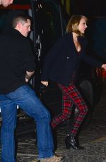 TAYLOR SWIFT Arrives at Her Birthday Party in New York