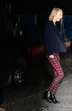 TAYLOR SWIFT Arrives at Her Birthday Party in New York