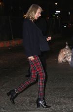 TAYLOR SWIFT Arrives at Her Birthday Party in New York