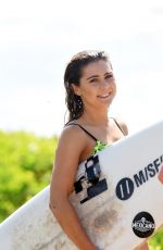 TESSA DE JOSSELIN in Bikini on the Set of Home & Away at Palm Beach in Australia