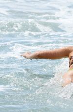 TESSA DE JOSSELIN in Bikini on the Set of Home & Away at Palm Beach in Australia