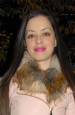 TINA BARRETT Arrives at Chiltern Firehouse