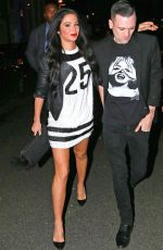 TULISA CONTOSTAVLOS Arrives at Freedom Bar in Soho