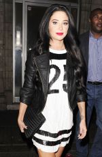 TULISA CONTOSTAVLOS Arrives at Freedom Bar in Soho