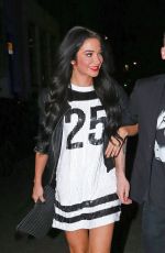 TULISA CONTOSTAVLOS Arrives at Freedom Bar in Soho