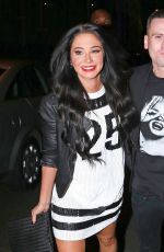 TULISA CONTOSTAVLOS Arrives at Freedom Bar in Soho
