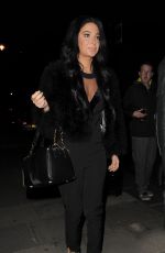 TULISA CONTOSTAVLOS at Metro Guilty Pleasures Christmas Pasry in London