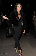 TULISA CONTOSTAVLOS at Metro Guilty Pleasures Christmas Pasry in London