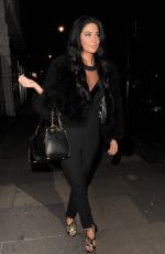 TULISA CONTOSTAVLOS at Metro Guilty Pleasures Christmas Pasry in London