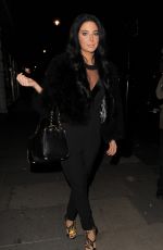 TULISA CONTOSTAVLOS at Metro Guilty Pleasures Christmas Pasry in London