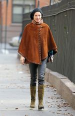 UMA THURMAN Out and About in New York 1812