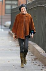 UMA THURMAN Out and About in New York 1812