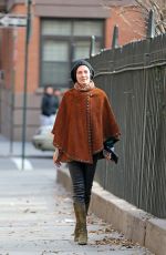 UMA THURMAN Out and About in New York 1812