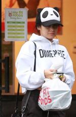 VANESSA HUDGENS Leave My Fit Foods in Sherman Oaks