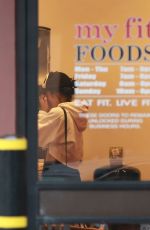 VANESSA HUDGENS Leave My Fit Foods in Sherman Oaks