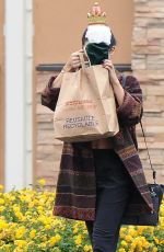 VANESSA HUDGENS Leaves Walgreens in Los Angeles