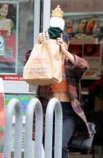 VANESSA HUDGENS Leaves Walgreens in Los Angeles